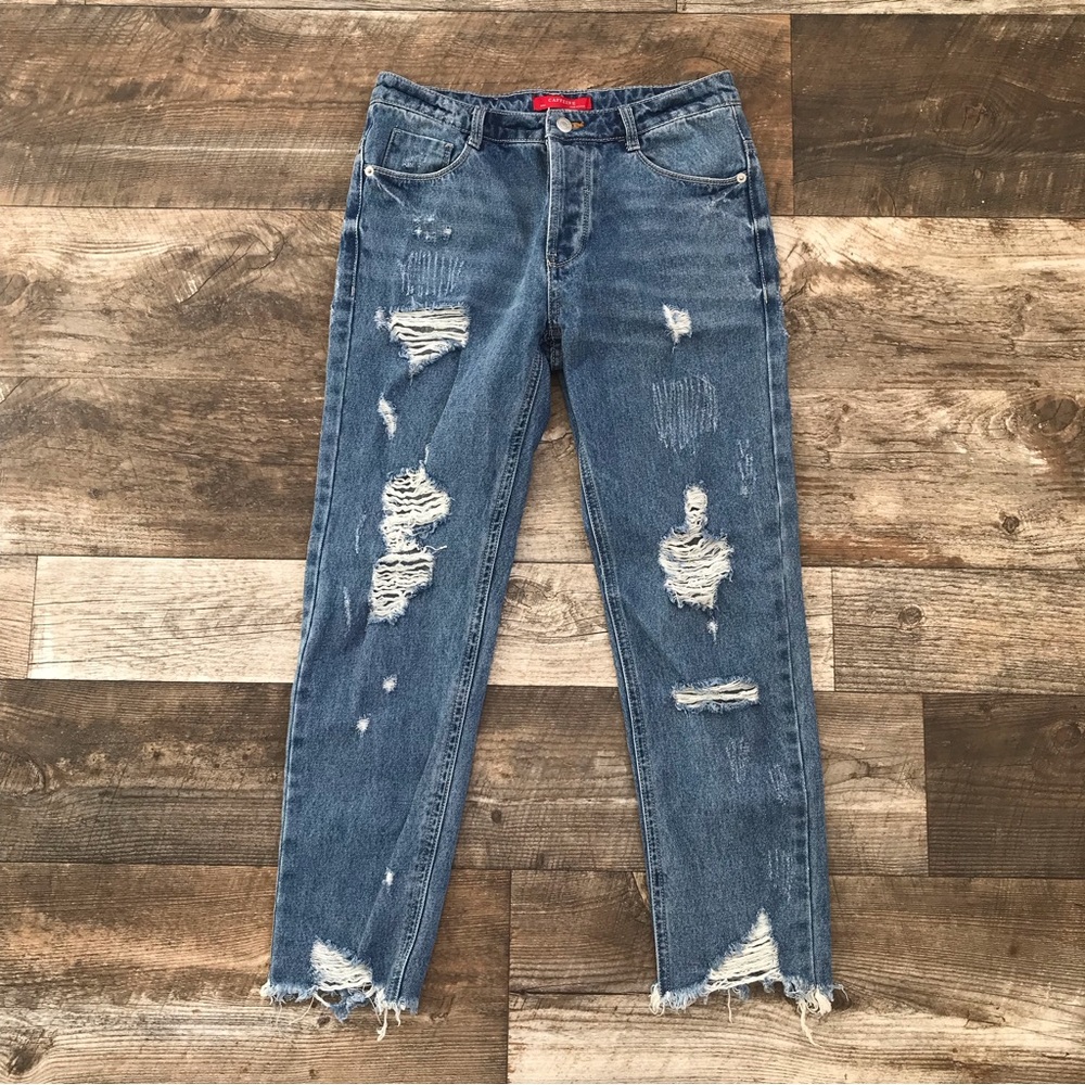 Caffeine Distressed Jeans -S
